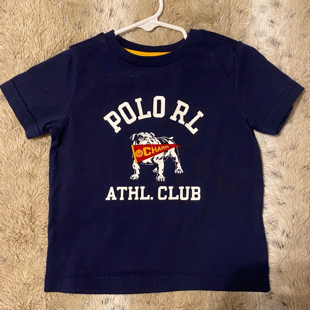 Polo by Ralph Lauren Kids Graphic Tee in Navy